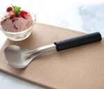 Rada Cutlery Ice Cream Scoop (W237), 2.38x2.38 Stainless Steel Bowl, 9.25" Length, Made in USA, Black Handle - Image 6
