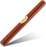 Wood Rolling Pin (15.75 Inches), Non-Stick Rolling Pin for Baking, Natural Sapele Wood Dough Roller for Pizza, Fondant, Pie, Cookie, Pastry, Essential Kitchen Tool - Image 2