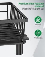 Dish Drying Rack for Kitchen Counter, Stainless Steel Drainer Anti Rust, Smart Drainage System Drainboard with Detachable Cutlery Holder, Handwash Dish Helper for Home, Apartment Space Saving - Image 7