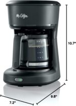Mr. Coffee® 5-Cup Mini Brew Switch Coffee Maker, Black - Image 3