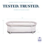Baby Delight Snuggle Nest Bassinet, Portable Baby Bed, for Infants 0 – 5 Months, Driftwood Grey - Image 5