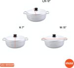 IMUSA 7.5 Quart Traditional Natural Made in Colombia Caldero with Lid for Cooking and Serving,Silver - Image 9