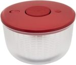 KitchenAid Universal Salad Spinner with Removable Bowl, Colander and One Handed Pump Mechanism, Large Bowl Nests and Features Non Slip Base, 7.43 Quart, Empire Red - Image 2