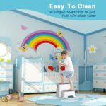 Toddler Step Stool,2 Step Stools for Kids with Anti-Slip Surface and Rubber Bottom, Kids Step Stool Poop Stool for Toilet Potty Training, Bathroom, Kitchen(Include 2 Ducks) - Image 6