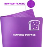 5 Pieces Flexible Cutting Boards, BPA Free Plastic Cutting Boards for Kitchen, Non Slip Cutting Mat for Meat and Vegetables, Thanksgiving - Image 5