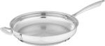 Cuisinart Professional Stainless Skillet with Helper, 12-Inch - Image 2