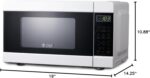 Commercial CHEF CHM990W 900 Watt Counter Top Microwave Oven, 0.9 Cubic Feet, White Cabinet - Image 9