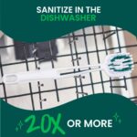 Scotch-Brite Pot + Pan Brush, Durable and Long Lasting Dish Brush with Handle for Scrubbing Stainless Steel, Outdoor Furniture, and Sinks without Scratching, Antimicrobial, and Rinses Clean - Image 7