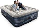 iDOO Queen Air Mattress with Built in Pump, 18 Raised Comfort Inflatable Blow up Mattress, Upgraded Four Chamber Portable Air Bed for Camping, Guests and Home, Colchon Inflable, 650 lbs Max - Image 2