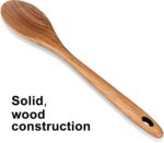 14 Inch Large Wooden Spoon for Cooking Utensil Mixing Spoons Baking Serving Wood Spoon Big Non Stick Spatula Long Handle Kitchen Utensils Stirring Cooking Spoon Non Toxic Kitchen Tools Accessories - Image 6
