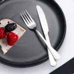 Silverware Set 50 Piece Stainless Steel Flatware Set Silverware Utensils for 10 People Includes Forks Knives Spoons & Salad Forks Dishwasher Safe Durable Tableware for Home Restaurant or Outdoor Use - Image 5