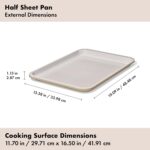 OXO Good Grips Non-Stick Pro Ceramic Coated Metal Bakeware Half Sheet Pan – Biscuit - Image 8