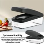 Vegetable Chopper, Food Choppers, Onion Chopper, Veggie Choppers, Onion Dicer, Potato Dicer Cuber with Container, Onion Dicer & Vegetable Dicer (Black) - Image 10