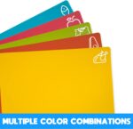 5 Pieces Flexible Cutting Boards, BPA Free Plastic Cutting Boards for Kitchen, Non Slip Cutting Mat for Meat and Vegetables, Thanksgiving - Image 4