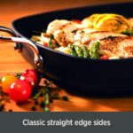 All-Clad Essentials Hard Anodized Nonstick Fry Pan Set 2 Piece, 8, 10,5 Inch Oven Broiler Safe 500F, Lid Safe 350F Pots and Pans, Cookware Black - Image 6