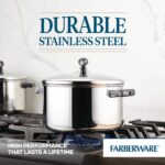 Farberware Classic Stainless Steel 6-Quart Stockpot with Lid, Stainless Steel Pot with Lid, Silver - Image 3