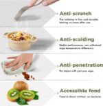 STHOUYN White Marble Extendable Dining Room Table for 8 10, 70.9" (86.6") x 31.5", Rectangle Dinner Table for 6-10, Modern Expandable Retractable Kitchen Table (White) - Image 9