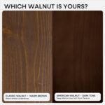 Homeforia 24inch Walnut Floating Shelves for Wall, High End Solid Real Wood 24in Floating Shelf for Bathroom, Dark Brown 24 inch Long Floating Shelves, Heavy Duty Bracket, 24 X 6.5 X 1.75 in, Set of 2 - Image 10