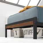 Zinus Kai Bamboo and Metal Platform Bed Frame with Headboard, No Box Spring Needed, Easy Assembly, Twin, Brown - Image 12