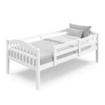 Storkcraft Long Horn Twin-Over-Twin Bunk Bed (White) - GREENGUARD Gold Certified, Converts to Two Twin Beds, Wood Bunk Bed for Kids Bedroom - Image 18