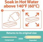 All-Purpose Sponges, Non Scratch, for Washing and Cleaning Dishes, Premium Scrub and Scrubbers, 12 Pads, Ideal for Kitchen, Bathroom - Image 8