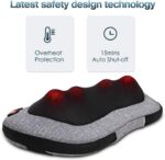 VIKTOR JURGEN Shiatsu Back Massager with Heat – Deep Tissue Massage for Neck, Shoulder, Leg, Upper & Lower Back Pain Relief, Electric Kneading 3D Massage Pillow Gifts for Men Women Dad, Mom, Christmas - Image 9