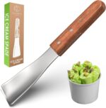 Oliver's Kitchen ® Ice Cream Spade & Scoop - Create 'Instagram-Worthy' Desserts at Home! Premium Quality Ice Cream Scooper with Stylish, Ergonomic Wooden Handle - Image 2