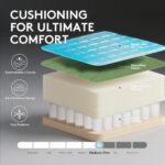 Gaming Chair Breathable Fabric,Computer Office Chair with Footrest,Massage Lumbar Support and Gel Pad,Ergonomic Reclining Gamer Chair with Adjustable Armrests and Spring Cushion Green - Image 7