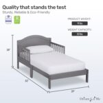 Dream On Me Sydney Toddler Bed in Steel Grey, Greenguard Gold Certified - Image 4
