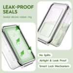 36-Piece Food Storage Containers with Lids(18 Container & 18 Lid), Plastic Food Containers for Pantry & Kitchen Storage and Organization, BPA-Free, Leak Proof, Reusable with Labels & Pen - Image 4