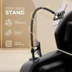 Massage Chair Full Body, Zero Gravity Massage Chair with Auto Modes, Airbag Massage, Foot Massage, Heating, Touch Screen Controller, Home Relaxation Recliner with Massage, Black/Diamond Pattern - Image 9