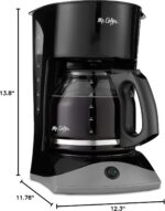 Mr. Coffee Black Coffee Maker, 12 Cups, with Auto Pause and Glass Carafe, Perfect for Home and Office Use - Image 7