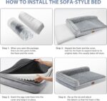 BFPETHOME Orthopedic Dog Bed for Large Dogs-Big Waterproof Sofa Dog Bed with Removable Washable Cover, Washable Pet Bed with Waterproof Lining and Nonskid Bottom,Pet Bed for Large Dogs - Image 6