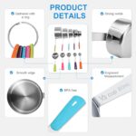 Measuring Cups and Spoons Set Stainless Steel 10 Piece for Cooking and Baking (5 Cups + 5 Spoons, Colorful Handles) - Image 5