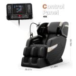 Massage Chair Full Body, Zero Gravity Massage Chair with Auto Modes, Airbag Massage, Foot Massage, Heating, Touch Screen Controller, Home Relaxation Recliner with Massage, Black/Diamond Pattern - Image 10