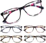 SIGVAN Ladies Reading Glasses Blue Light Blocking Spring Hinge Fashion Pattern Print Eyeglasses for Women - Image 2
