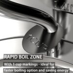 Electric Gooseneck Kettle, 1L 1500WFast Boil, 100% Stainless Steel BPA Free Pour-Over Coffee & Tea Kettle,Water Boiler with Auto Shut & Boil-Dry Protectio,Green - Image 8