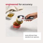 Zyliss Lock N' Lift Can Opener with Lid Lifter Magnet - Manual Opener with Locking Mechanism - Easy-to-Turn - Magnetic Can Opener - White/Gray - Image 6