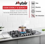 1 Quarts 18/10 Stainless Steel Saucepan, Joyfair Small Sauce Pan Milk Pot with Glass Lid for Cooking Stewing Boiling Spaghetti Soup, Extra Pan Wall & Heat-proof Bakelite Handle, Dishwasher Safe - Image 5