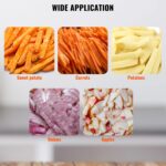 VEVOR Commercial Vegetable Fruit Chopper 1/4" Blade Heavy Duty Professional Food Dicer Kattex French Fry Cutter Onion Slicer Stainless Steel for Peppers Potato Mushroom - Image 5
