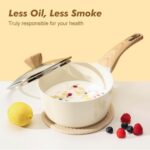 SENSARTE Ceramic Cookware Set, Pots and Pans Set Non stick, 14-Piece Induction Cookware, Non toxic Healthy Non Stick Kitchen Cooking Set, with Frying Pans Set, PFAS PTFE PFOA PFOS Free - Image 8