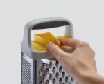 Joseph Joseph Multi-Grip Box Grater with Precision food grip, Stainless Steel blades for grating and slicing, non-slip base, Dishwasher safe - Image 4