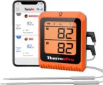 ThermoPro 650 ft Wireless Meat Thermometer Digital for Grilling and Smoking, 2 Probes Bluetooth Meat Thermometer for Cooking Turkey Fish Beef, Rechargeable Smoker Accessories for BBQ Oven - Image 2