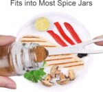 5pcs Measuring Spoon Set, Heavy Duty Stainless Steel Measuring Cups for Cooking Baking, Tablespoon Teaspoon for Dry or Liquid Ingredients, Fits in Spice Jar, 1/4 1/2 1 tsp, 1/2 1 tbsp - Image 7