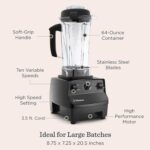 Vitamix 5200 Blender, Professional-Grade Blender for Smoothies, Soups, Ice Cream and More, Stainless-Steel Blades, Self-Cleaning Kitchen Appliance, 64 Oz Container, Black - Image 5