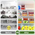 36-Piece Food Storage Containers with Lids(18 Container & 18 Lid), Plastic Food Containers for Pantry & Kitchen Storage and Organization, BPA-Free, Leak Proof, Reusable with Labels & Pen - Image 7