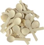 200pcs 4 inch Mini Wooden Spoons, Biodegradable Compostable Birchwood, Food Grade Disposable Spoons Disposable Wooden Cutlery for Parties, Weddings, Camping. - Image 2