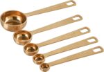 Le Creuset Measuring Spoons, Gold, Set of 5 (1/8,1/4,1/2,1Tsp,1Tb) - Image 4