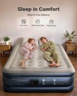iDOO Queen Air Mattress with Built in Pump, 18 Raised Comfort Inflatable Blow up Mattress, Upgraded Four Chamber Portable Air Bed for Camping, Guests and Home, Colchon Inflable, 650 lbs Max - Image 3