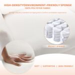 COLAMY Swivel Accent Chair Set of 2, Armchair Round Barral Chair, 360° Swivel Living Room Side Chair Upholstered Soft Cushion for Nursery/Bedroom - Beige - Image 7